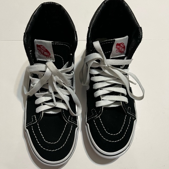 Vans Other - Vans Sk8-Hi Youth Kids Size 3.5 Shoes Black White High Top Skater Sneakers